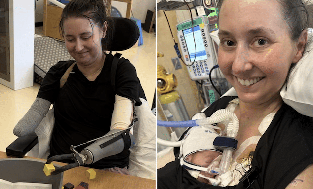 Brie Morgan Bauer Kansas City mom loses all 4 limbs due to Toxic shock syndrome during childbirth